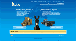 Desktop Screenshot of mula.cz